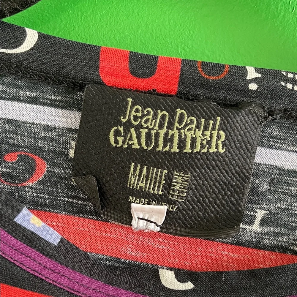 RARE 90s Jean Paul Gaultier Graphic Top - Picture 2 of 7